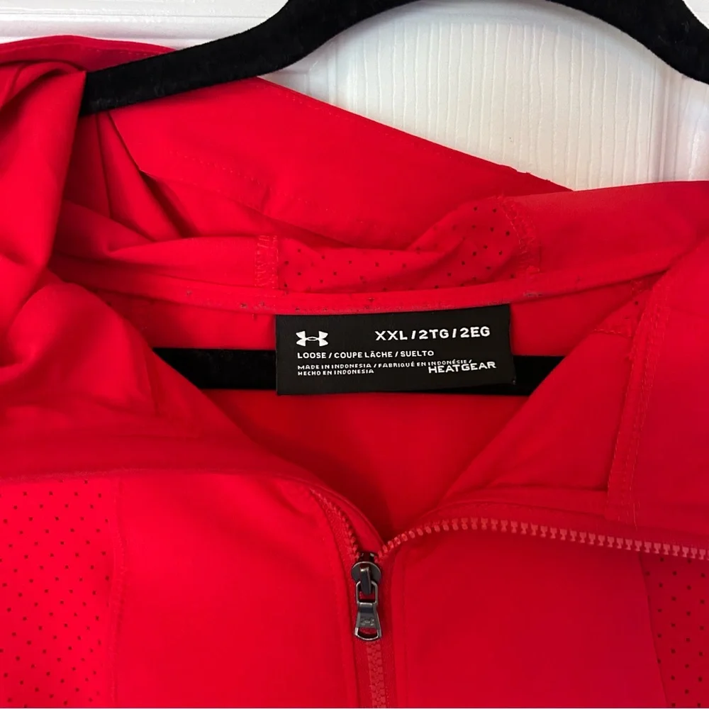 ❤️MAKE OFFER❤️Under Armour Lightweight Loose Heatgear Hoodie Pullover Jacket XXL - Picture 8 of 9